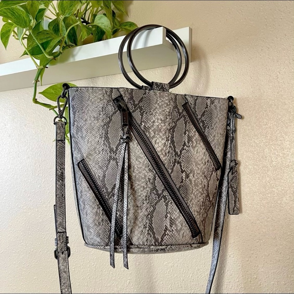 Joe’s Jeans snakeskin crossbody bag